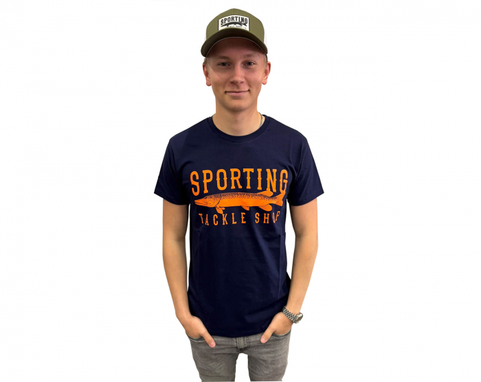 Sporting T-Shirt Marin Blue i gruppen Kläder / Sporting (Kläder) hos Örebro Fiske & Outdoor AB (Sporting T-Shirt Marin)